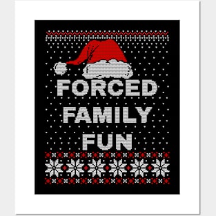 Forced Family Fun - Funny Christmas Posters and Art